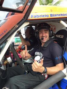 Bianchini e Caio: estreia na categoria Carros no Rally dos Sertões